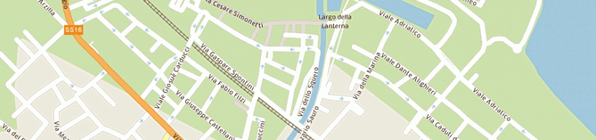 Mappa della impresa british institutes a FANO