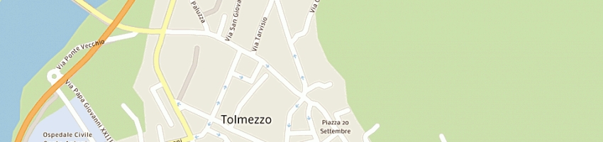 Mappa della impresa caprices srl a TOLMEZZO