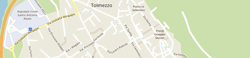 Mappa della impresa regal casa bellina maria a TOLMEZZO
