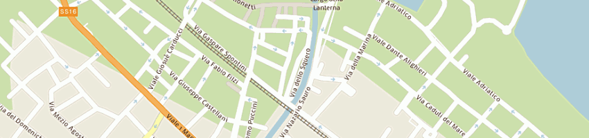 Mappa della impresa moschini marco a FANO