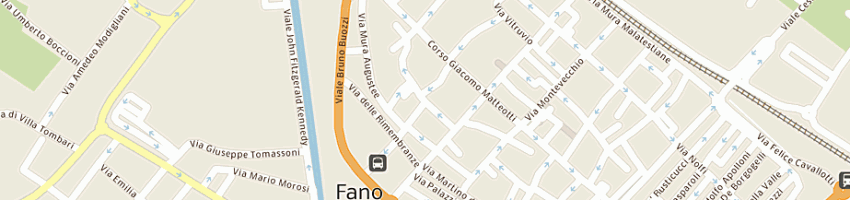 Mappa della impresa casini anna a FANO
