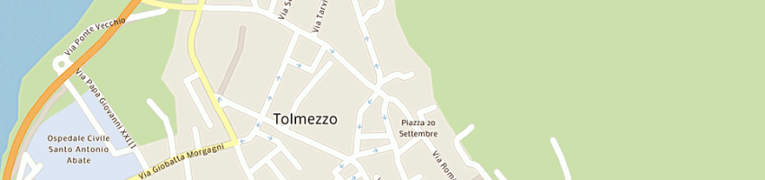 Mappa della impresa gressani luciana a TOLMEZZO