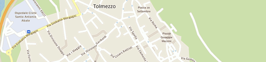 Mappa della impresa nadali a TOLMEZZO
