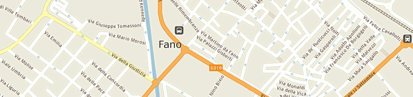 Mappa della impresa parrucchieria new look di marchionni cinzia a FANO