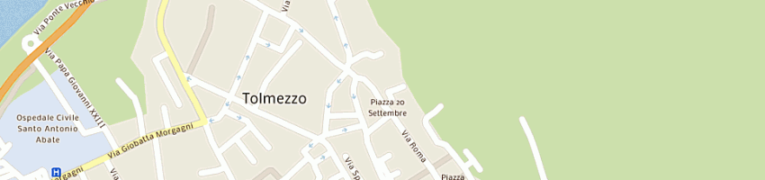 Mappa della impresa caffe' mondo a TOLMEZZO