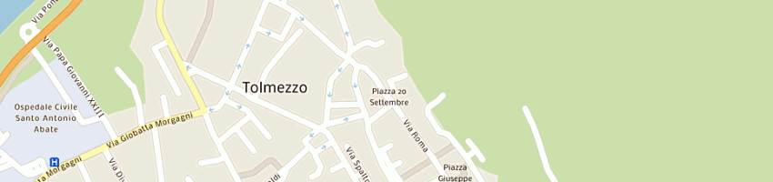 Mappa della impresa candida a TOLMEZZO