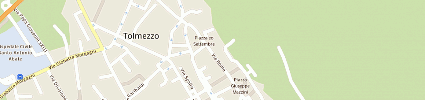 Mappa della impresa c e m di plazzotta maria e campanini claudia snc a TOLMEZZO