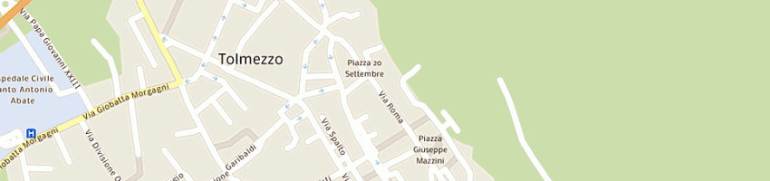Mappa della impresa maglierie mazzonetto a TOLMEZZO