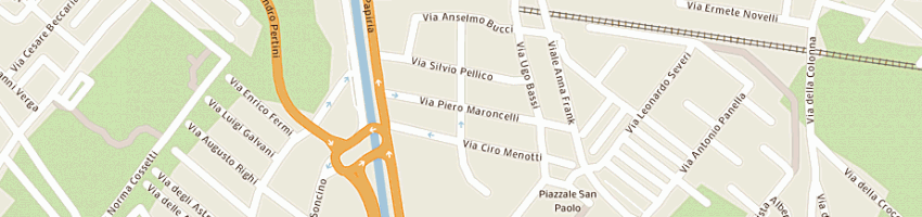 Mappa della impresa grestini simonetta a FANO