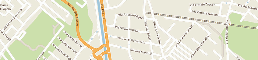 Mappa della impresa fisioacqua a FANO