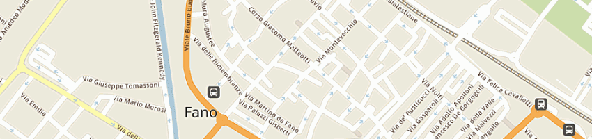 Mappa della impresa abbigliamento fashion gallery a FANO