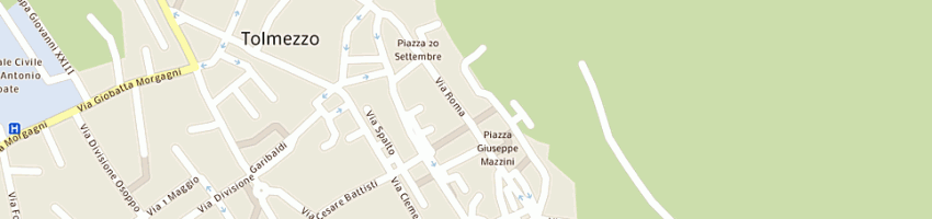 Mappa della impresa studio tecnico romanin a TOLMEZZO