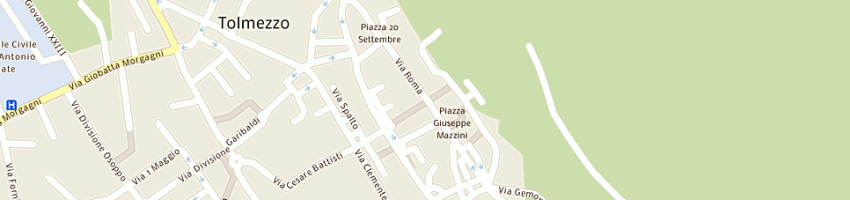 Mappa della impresa spazio 1999 records di massimo mauro a TOLMEZZO