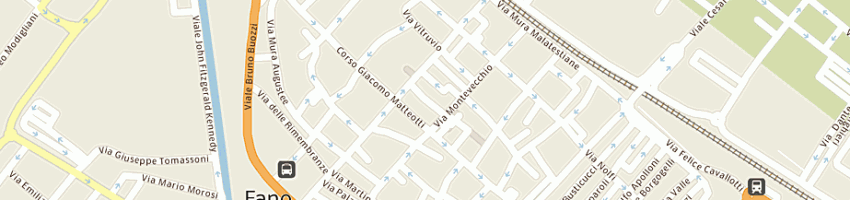 Mappa della impresa ottica mg - fiorella e giuliana snc a FANO