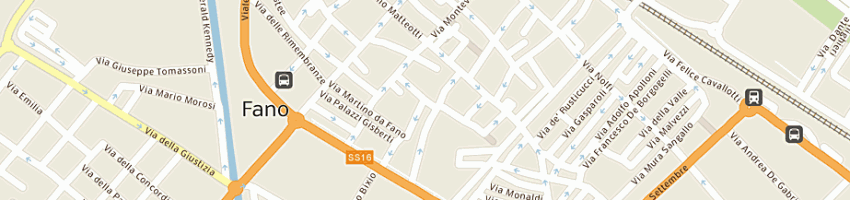 Mappa della impresa grillo saggio - fuligni luciana a FANO
