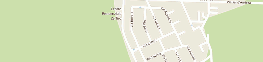 Mappa della impresa hotel zefiro di tessier patrizio a SABAUDIA