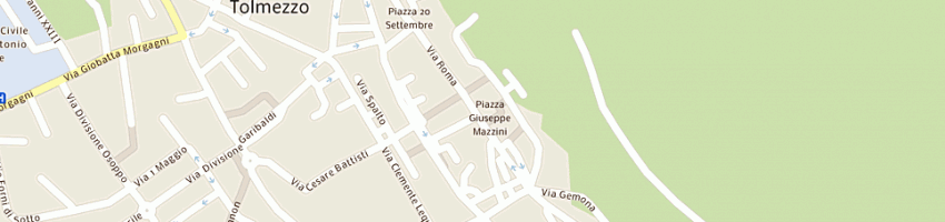 Mappa della impresa impresa verde coldiretti friuli srl a TOLMEZZO