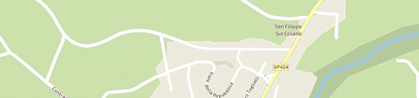 Mappa della impresa les amies di esposti maria nanda e c (snc) a MONDAVIO