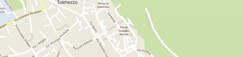 Mappa della impresa copetti lorenzo a TOLMEZZO