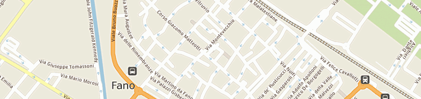 Mappa della impresa bancaetruria ag di fano a FANO
