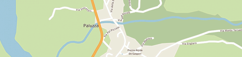 Mappa della impresa un mondo di spesa di pagavino zora e di ronco loredana snc a PALUZZA