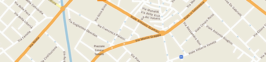 Mappa della impresa edilmosaico di morcinelli eustachio a FANO