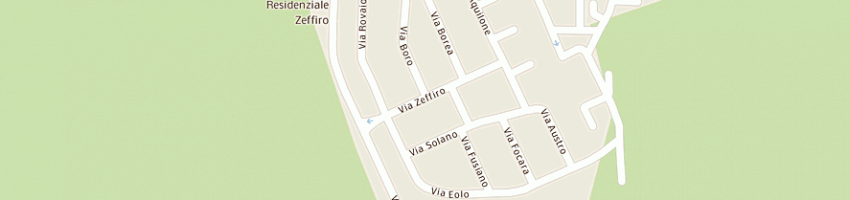 Mappa della impresa hotel zefiro di tessier patrizio a SABAUDIA