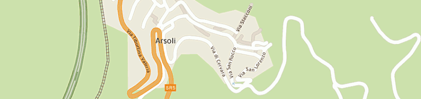 Mappa della impresa studio assto proietti ga e e a ARSOLI