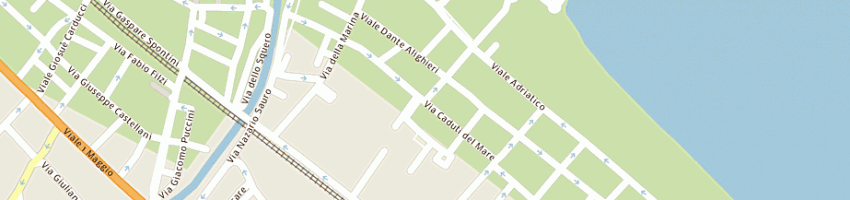 Mappa della impresa omiccioli maurizio a FANO