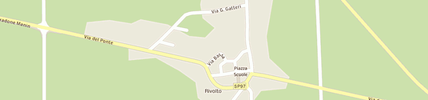 Mappa della impresa aree design snc di murello thierry e nussi marco a CODROIPO