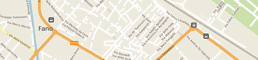 Mappa della impresa salix alba di colombo miranda marina a FANO