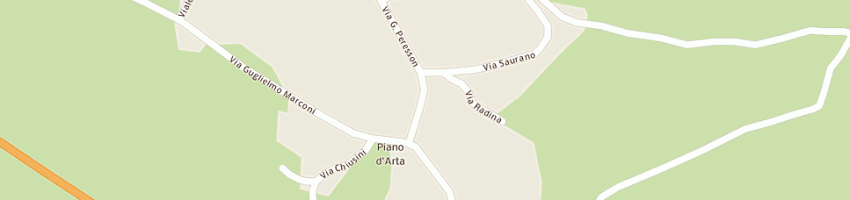 Mappa della impresa poste italiane a ARTA TERME