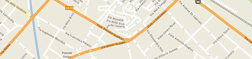 Mappa della impresa caraffa francesco a FANO