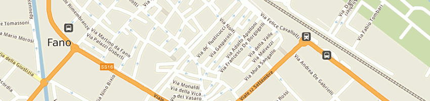 Mappa della impresa cavalieri francesco a FANO