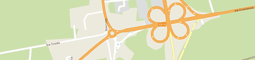 Mappa della impresa autofriulana srl a LATISANA
