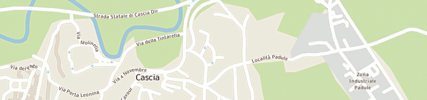 Mappa della impresa altieri luigi a CASCIA
