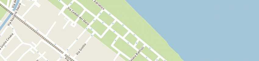 Mappa della impresa albergo corallo a FANO