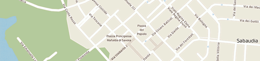 Mappa della impresa parravano enzo a SABAUDIA