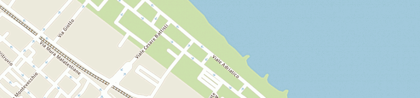 Mappa della impresa ristorantino la barchetta srl a FANO