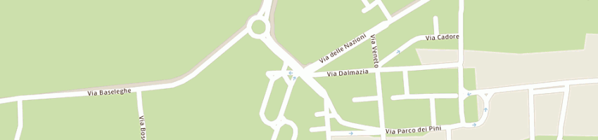 Mappa della impresa bar gelateria sole a SAN MICHELE AL TAGLIAMENTO