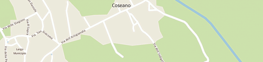 Mappa della impresa pellegrini guerrino a COSEANO