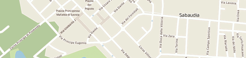 Mappa della impresa dapit sandro a SABAUDIA