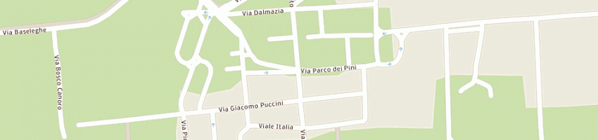 Mappa della impresa hotel montecarlo sas di zecchinel gianfranco e c a SAN MICHELE AL TAGLIAMENTO