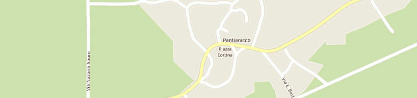 Mappa della impresa bernava bruno a MERETO DI TOMBA