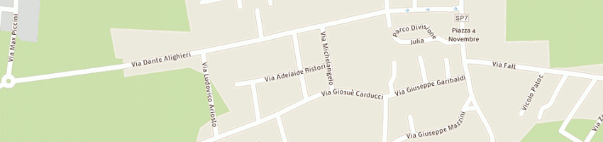 Mappa della impresa paron dino a RIVIGNANO