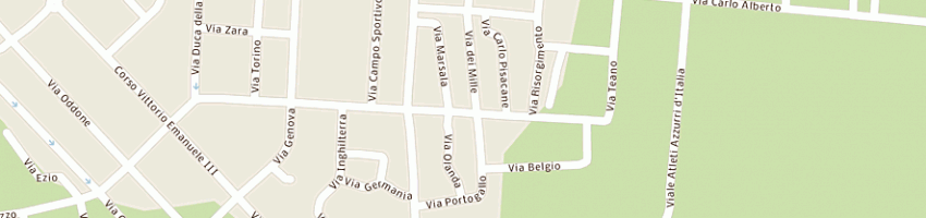 Mappa della impresa info tech services srl a LATINA