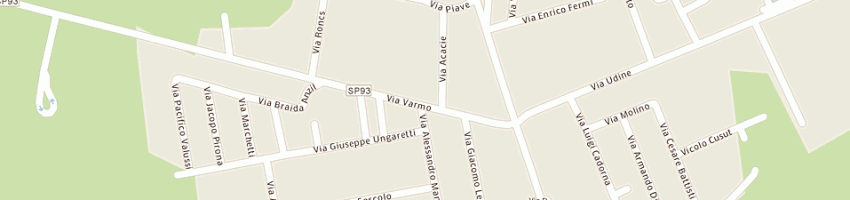 Mappa della impresa tonasso luigi a RIVIGNANO