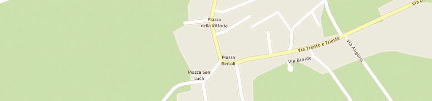 Mappa della impresa osteria la campana a MERETO DI TOMBA