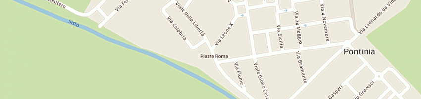 Mappa della impresa salone ricci e capricci a PONTINIA