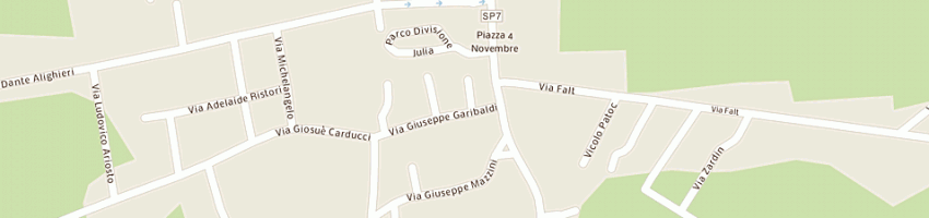 Mappa della impresa toso gino e c (snc) a RIVIGNANO